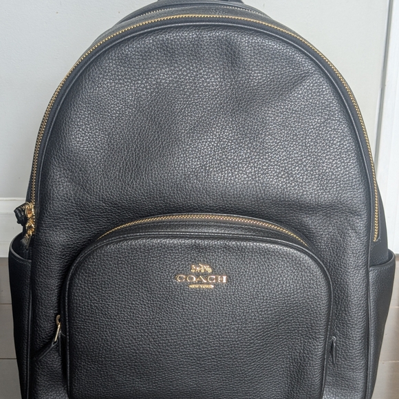 Coach Leather Backpack - Picture 1 of 5